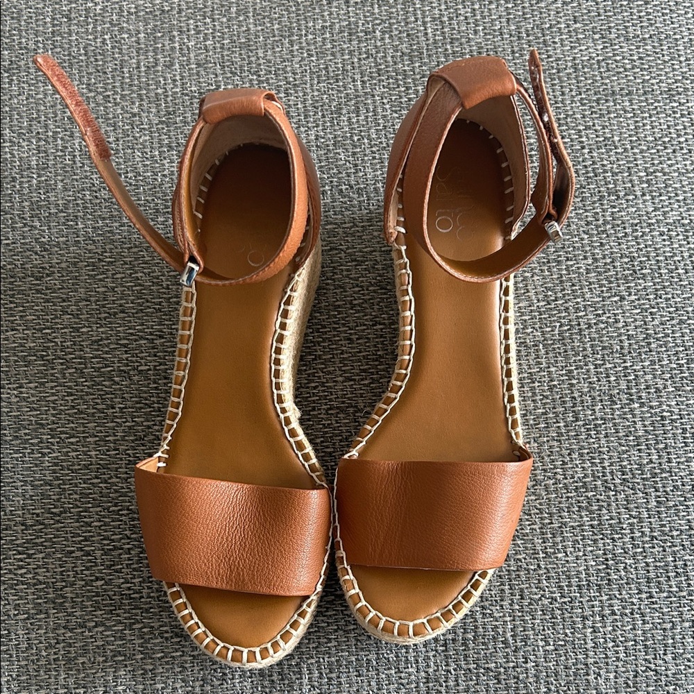 Franco Sarto Tan Espadrille Sandals